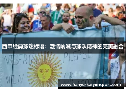西甲经典球迷标语:激情呐喊与球队精神的完美融合 西甲经典球迷标语:激情呐喊与球队精神的完美融合